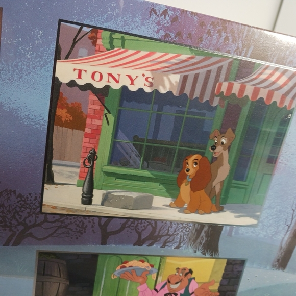 Disney Lady & The Tramp Exclusive  Lithograph Portfolio UNOPENED - Picture 4 of 5
